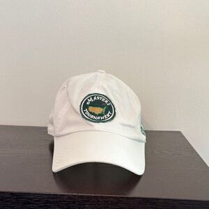 Masters White Golf Tournament Logo Baseball Cap